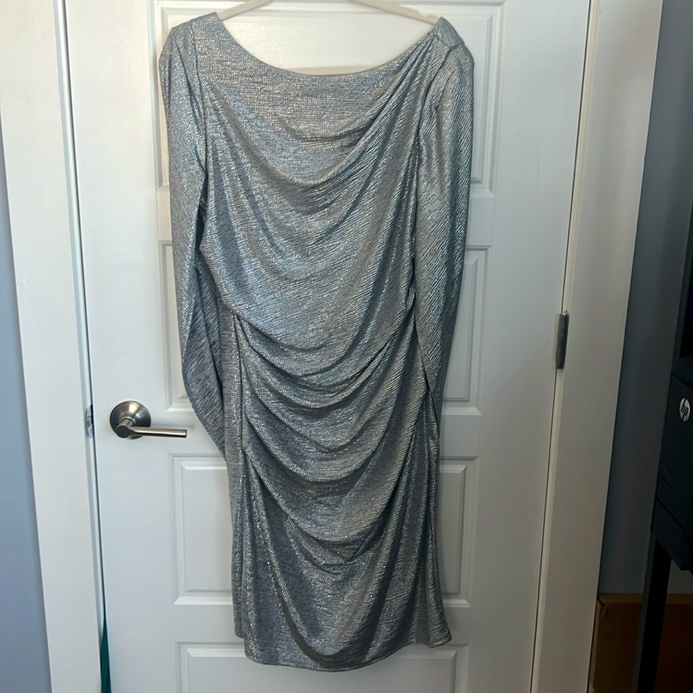Stunning new with tags silver dress size 14